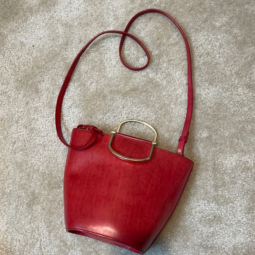 & Other Stories Red bucket bag